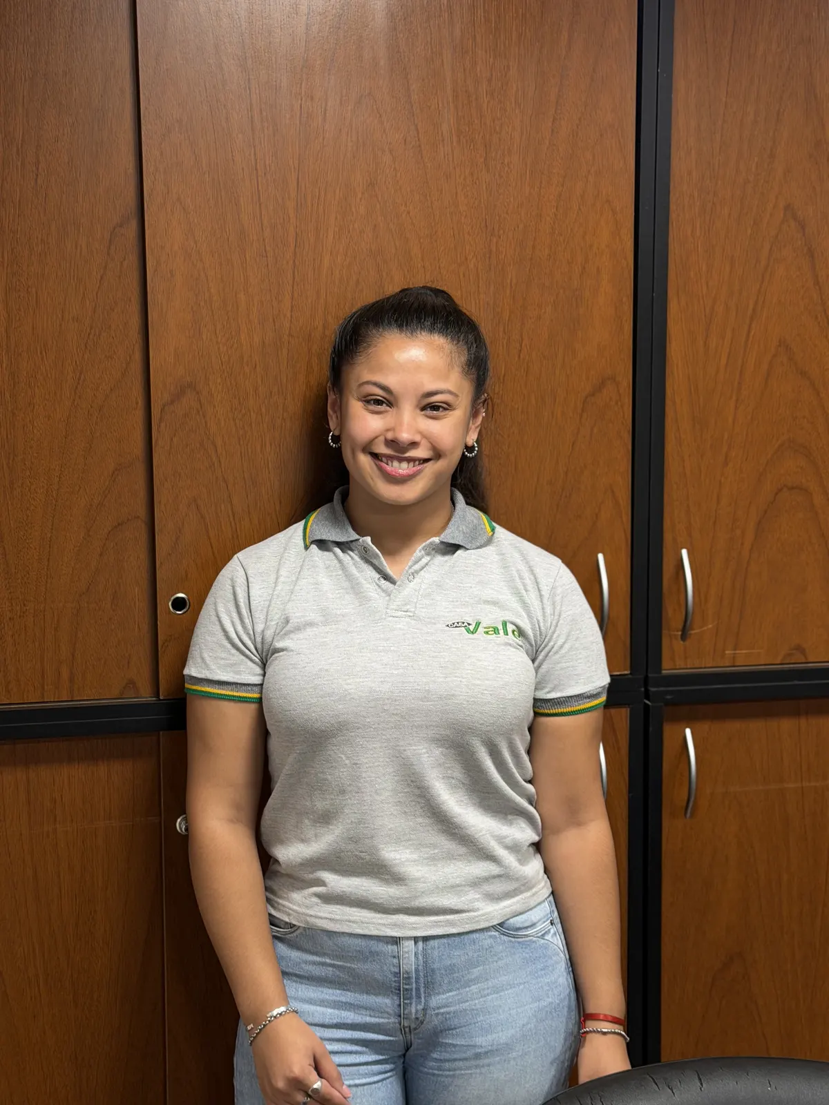 Retrato de Agostina, del equipo de Casa Vale